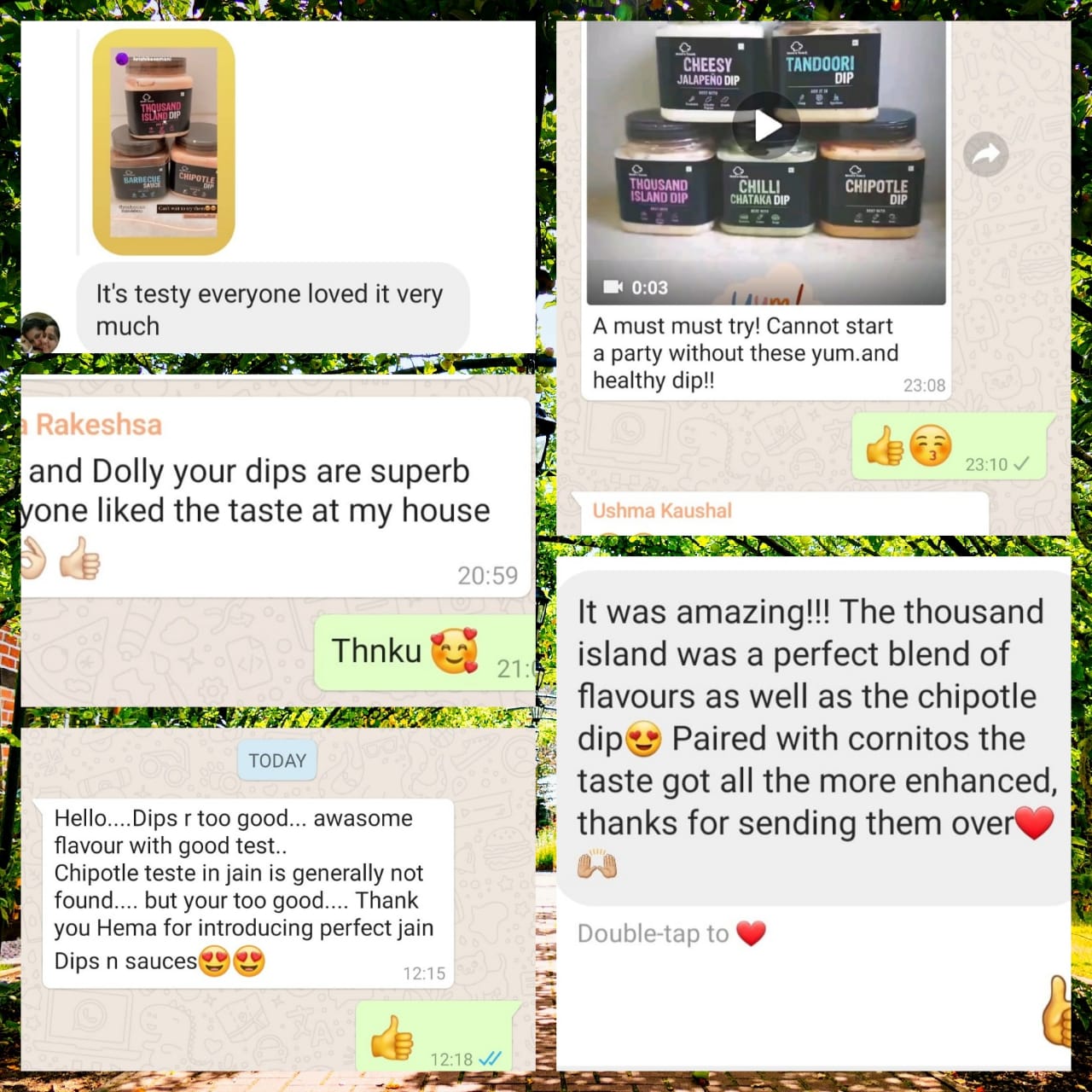 JAIN DIPS AND SAUCES